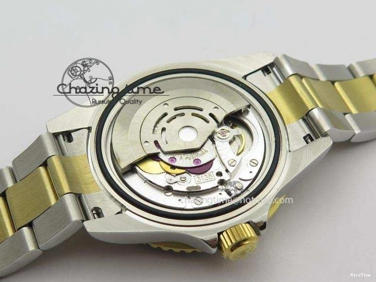 MiroTime 1231 Stretchable Submariner BP Maker 16613 Blue Dial SS YG Case On SS YG Bracelet A 3877